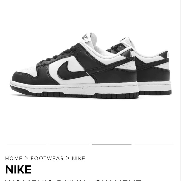 Nike dunk low black and white trending limited stock shoes panda colors - Picture 3 of 4